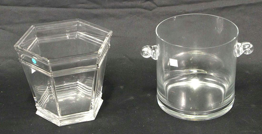 TWO TIFFANY & CO. CRYSTAL ICE BUCKETS (1 of 6)
