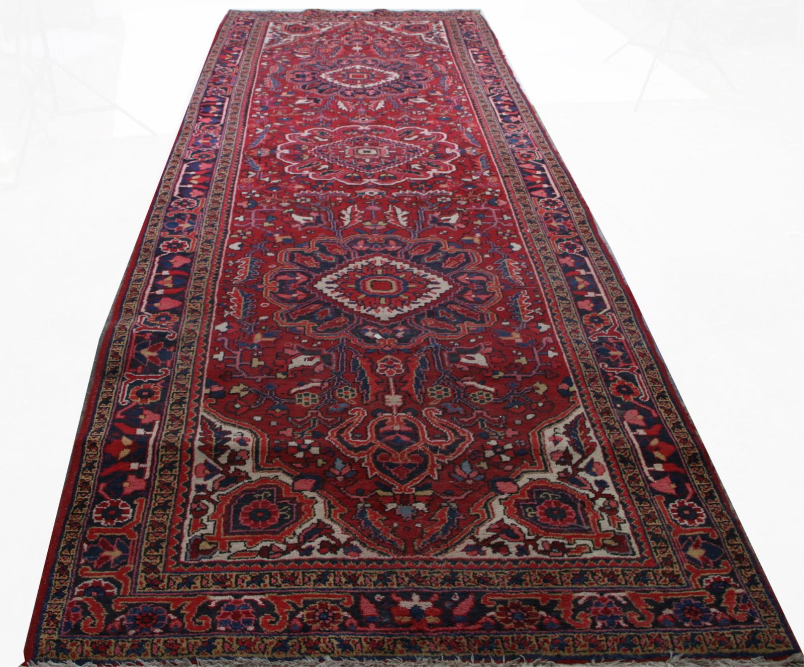 ANTIQUE HAND KNOTTED CAUCASIAN PERSIAN RUNNER (1 of 6)