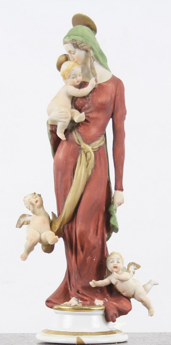 DIPIETRO MARY MAGDALENE PORCELAIN FIGURINE: DIPIETRO MARY MAGDALENE PORCELAIN FIGURINE. Height: 10 in. by Width: 5 in. by Depth: 3 1/2 in.