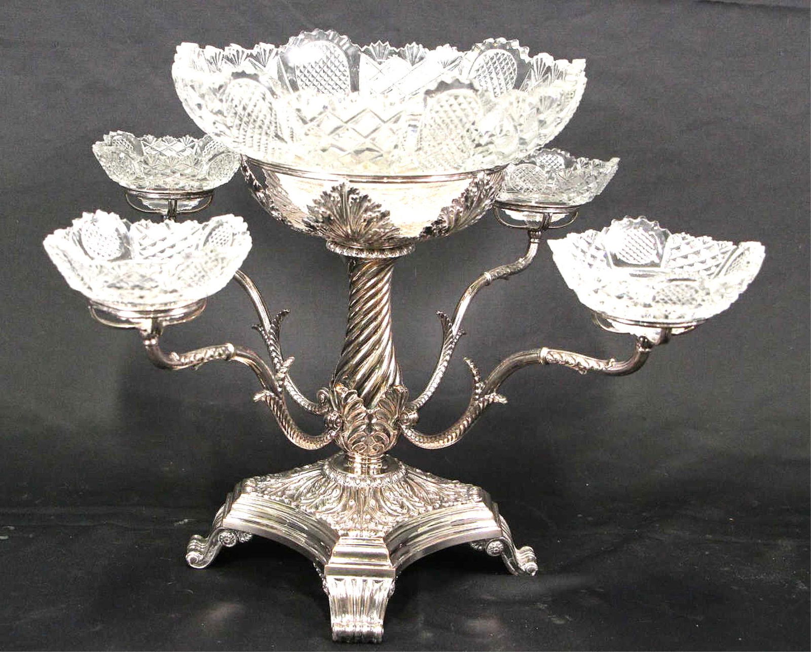 SHEFFIELD REGENCY 1815 EPERGNE BY THOMAS CRESWICK (1 of 7)