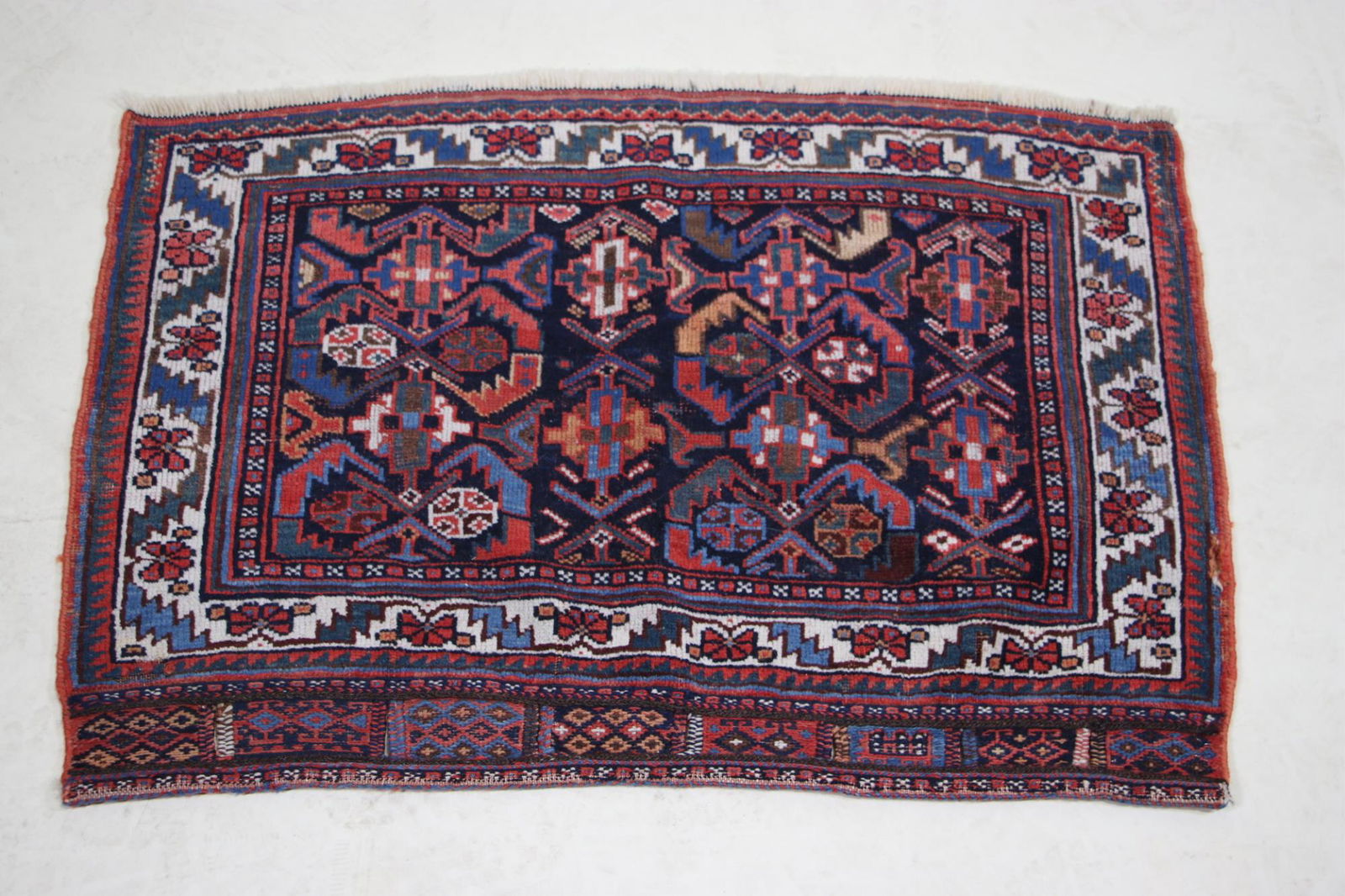 SMALL BLUE PRAYER RUG (1 of 2)