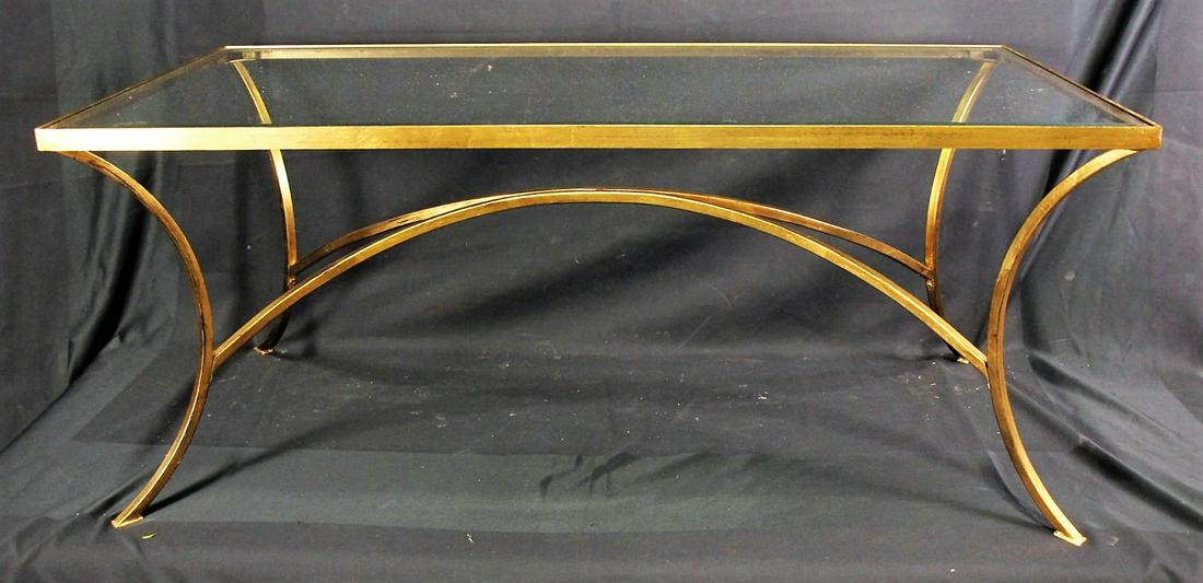 ALAYNA GILT METAL COFFEE TABLE (1 of 2)