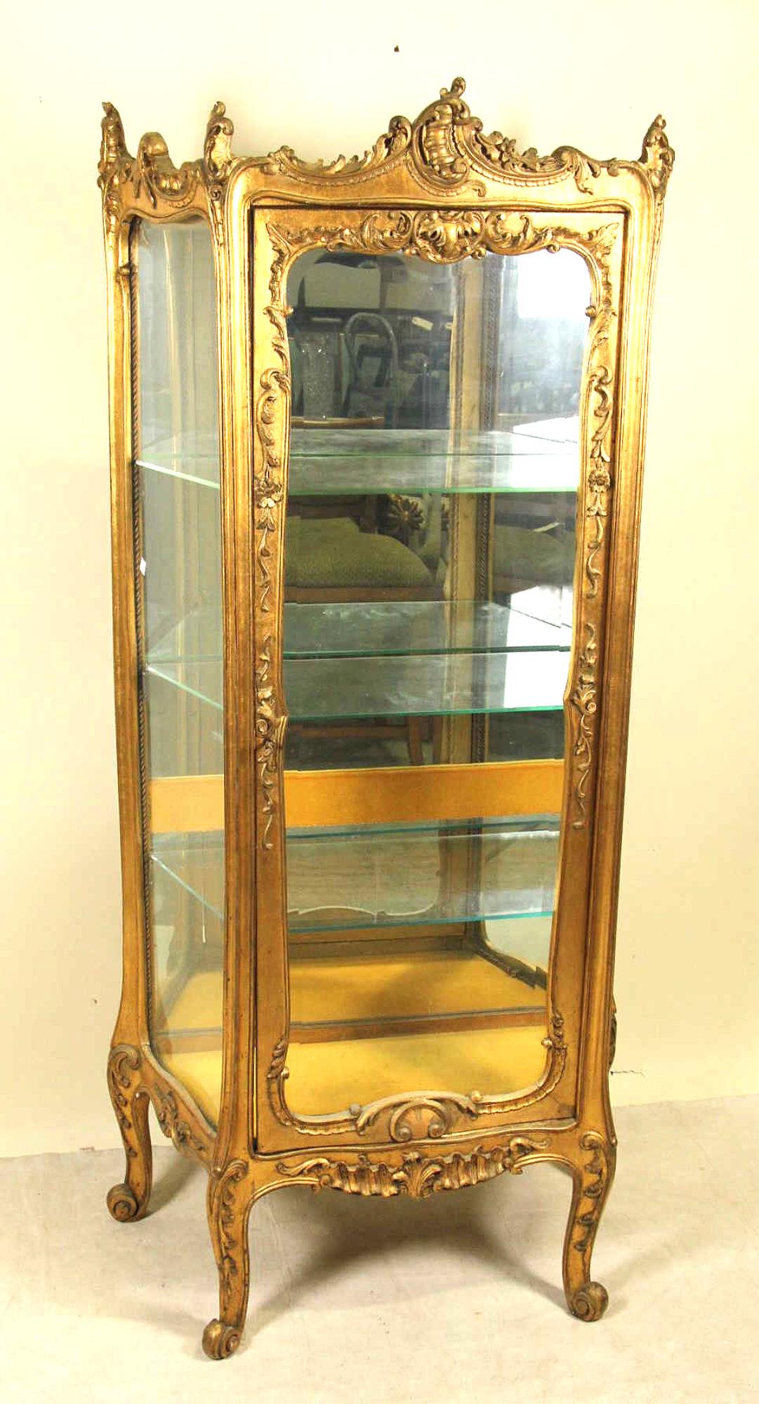 19th CENTURY FRENCH STYLE VITRINE (1 of 4)