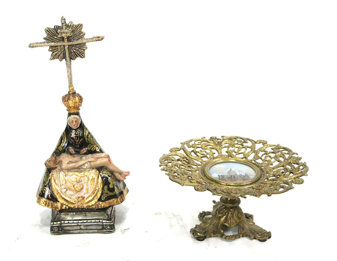 MIXED LOT OF TWO VINTAGE RELIGIOUS PIECES (1 of 6)