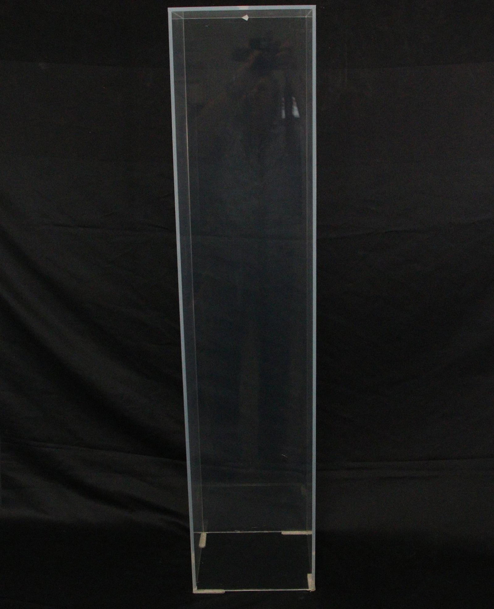MODERN PLEXIGLASS COLUMN: MODERN PLEXIGLASS COLUMN. Height: 45 in. by Width: 10 in. by Depth: 10 in.