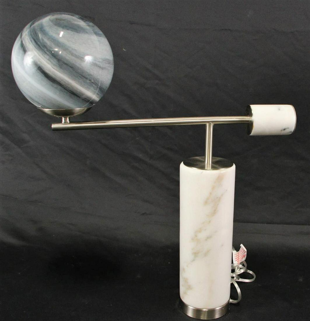 CONTEMPORARY PLANETARY STYLE MARBLE LAMP (1 of 3)