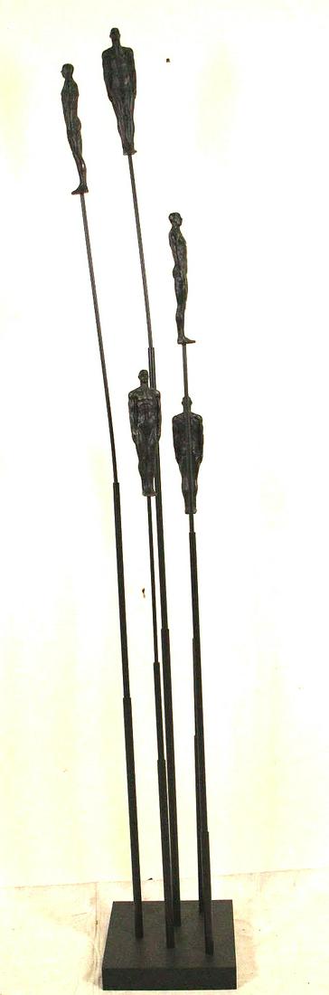 CONTEMPORARY STICK MEN FIGURES SCULPTURE (1 of 5)