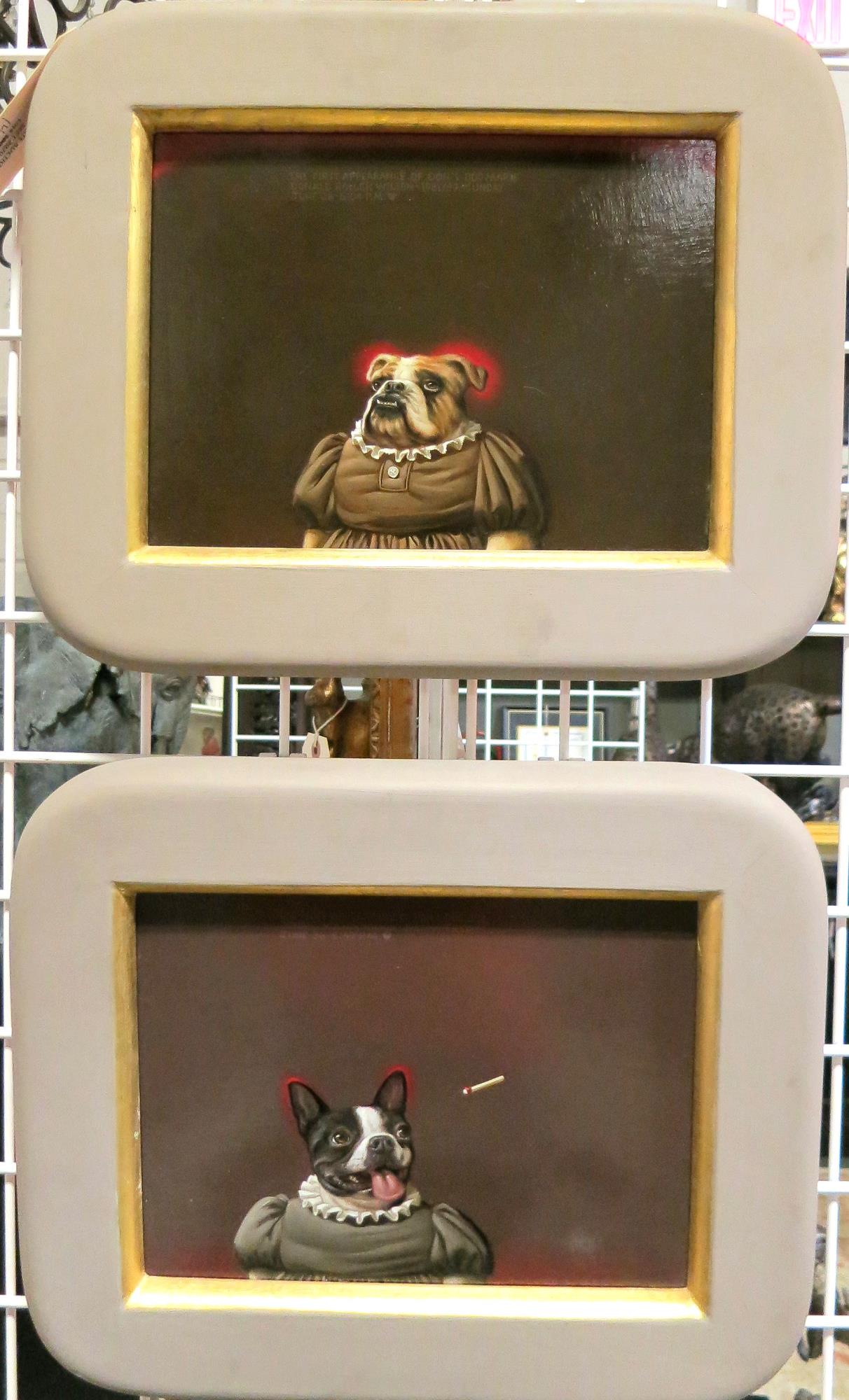 LOT OF TWO DONALD ROLLER WILSON "BOB & MARIE" OIL (1 of 8)