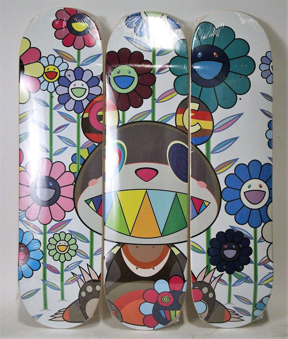 3PC TAKASHI MURAKAMI X COMPLEXCON POLLUTED DECKS (1 of 4)