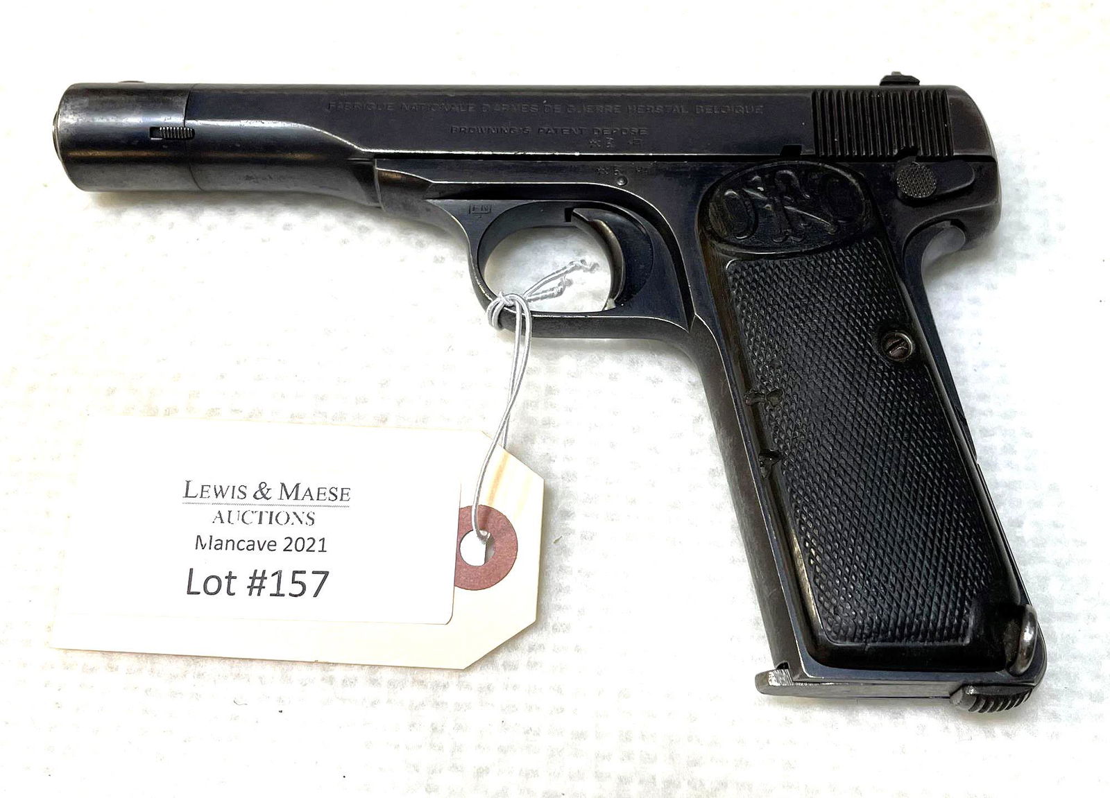 FN 1910 7.65MM SEMI-AUTO PISTOL (C&R): POST-WAR FN 1910 7.65MM SEMI-AUTO PISTOL; CALIBER: 7.65MM; SERIAL NUMBER: 288318; C&R FIREARM (L2287)