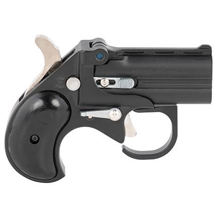 BEARMAN 38SPL DERRINGER BLACK PISTOL (NEW): NEW BEARMAN .38SPL DERRINGER BLACK FINISH PISTOL - BLACK GRIPS, 2.75in BARREL, 2 ROUND CAPACITY; CALIBER: .38SPL; SERIAL NUMBER: BT052557; NEW FIREARM(L2257)