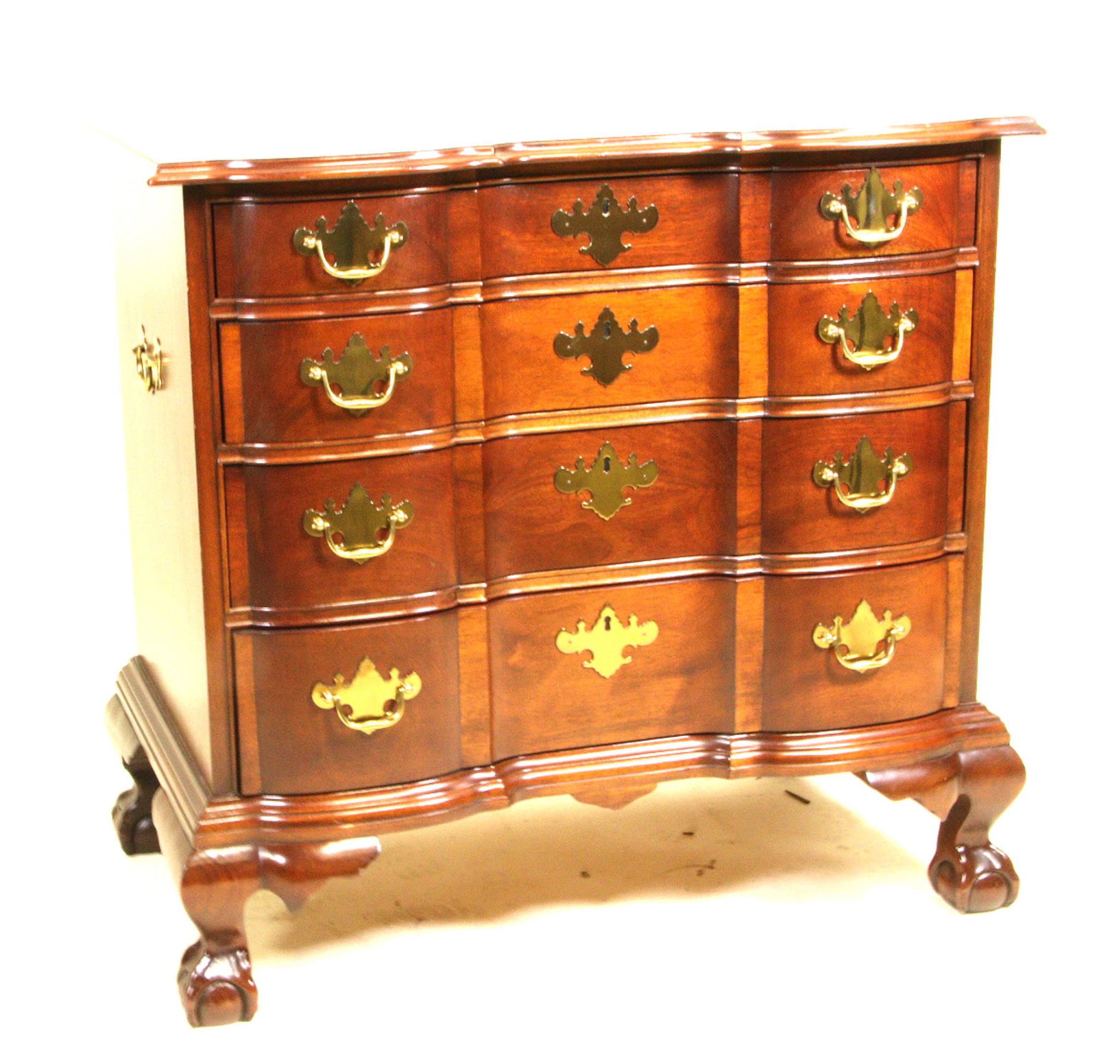 COUNCILL MAHOGANY FOUR DRAWER CHEST (1 of 5)