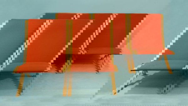 THREE-PIECE SECTIONAL WITH ORANGE CHENILLE: THREE-PIECE SECTIONAL WITH ORANGE CHENILLE UPHOLSTERY. Height: 36 in. by Width: 27 and 135 in. by Depth: 27 in.