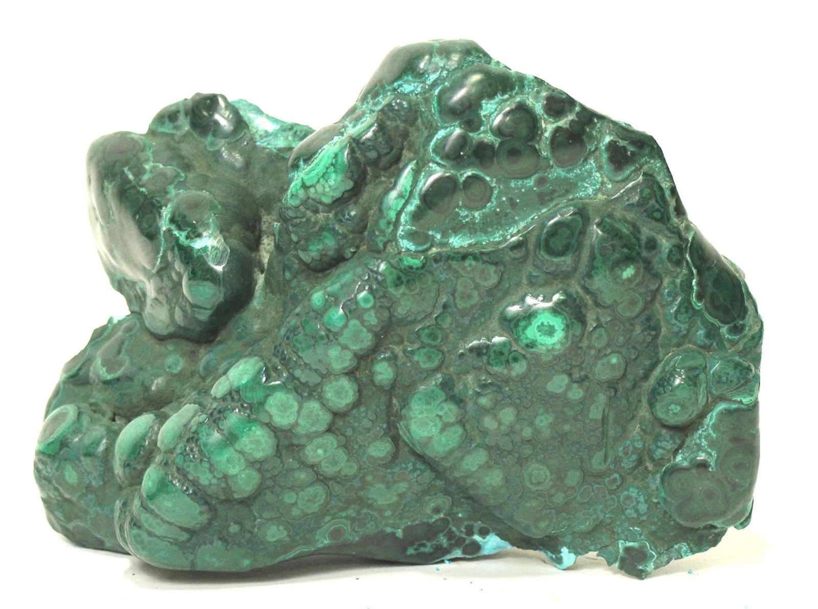 POLISHED MALACHITE AND CHRYSOCOLLA SPECIMEN (1 of 3)