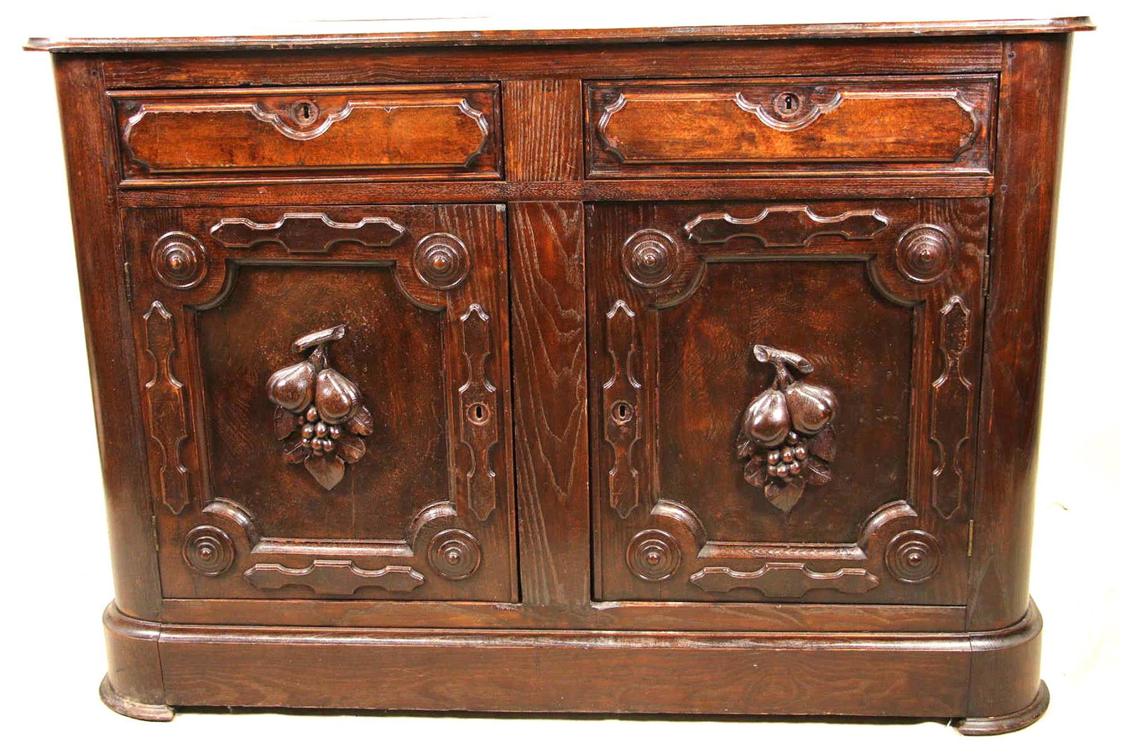 VICTORIAN TWO DOOR CABINET (1 of 4)