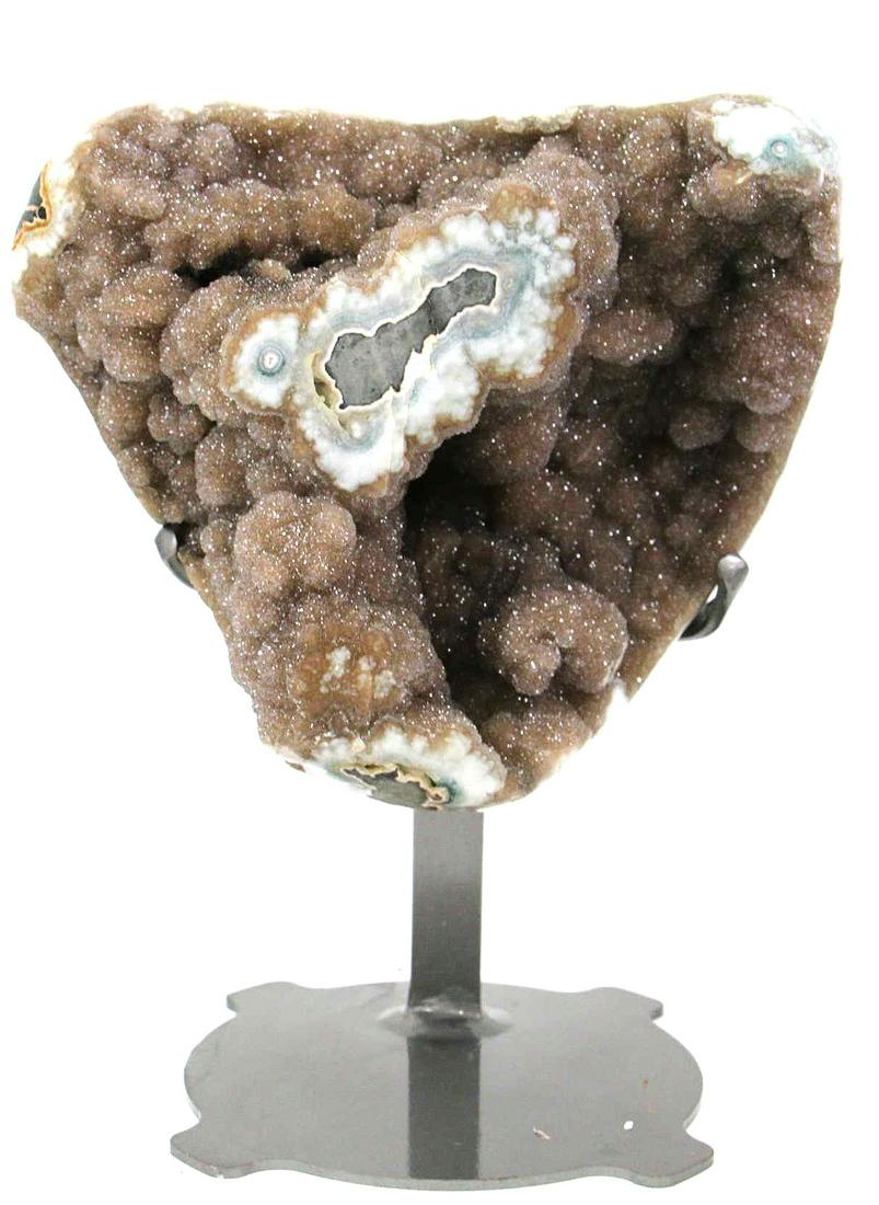 HUGE URUGUAY AMETHYST DRUZY ON STAND (1 of 3)