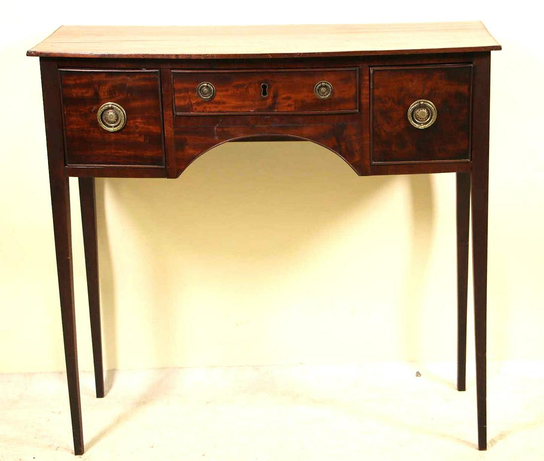 ANTIQUE MAHOGANY LOWBOY TABLE (1 of 4)