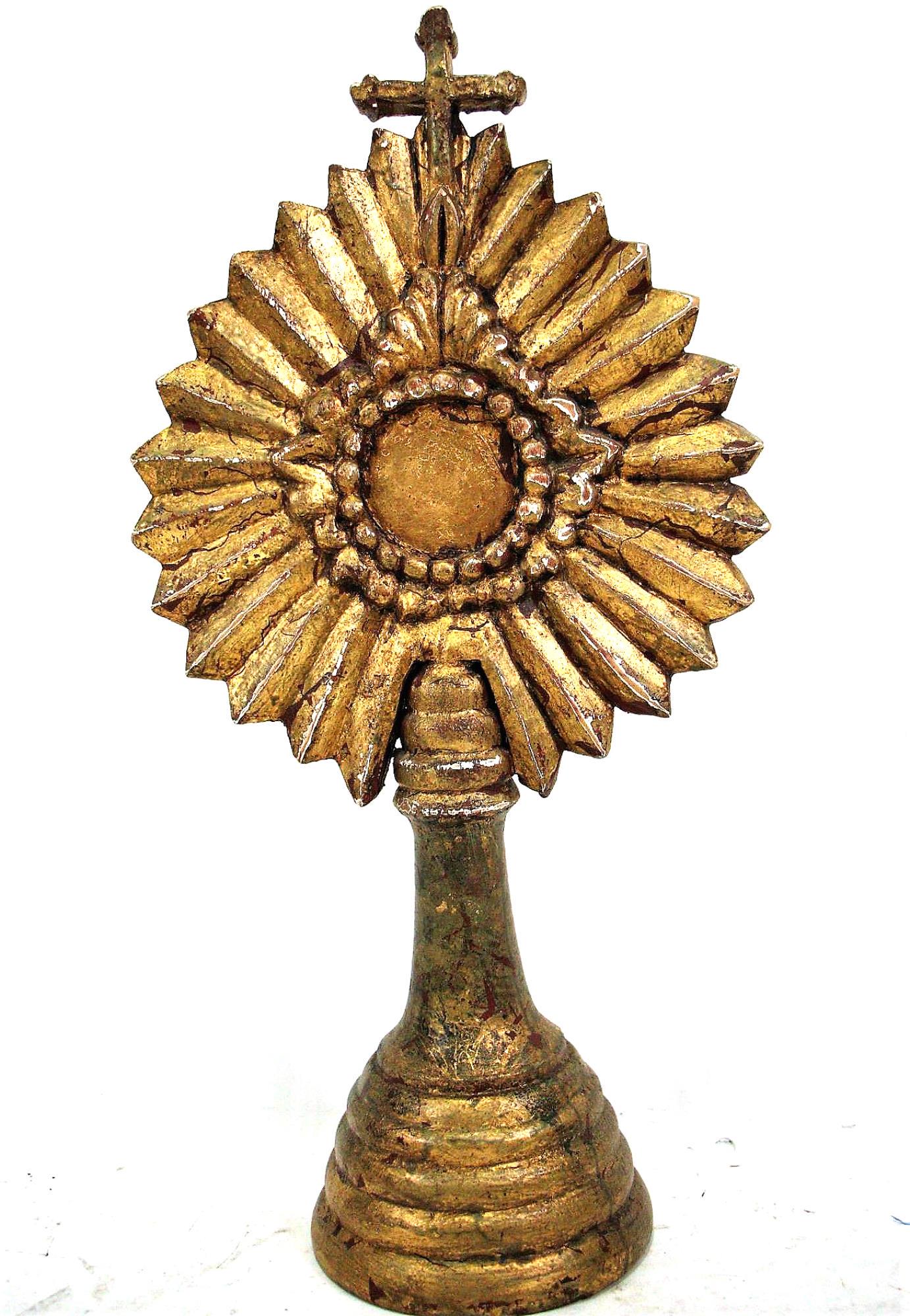 GILDED RELIQUARY STAND (1 of 3)