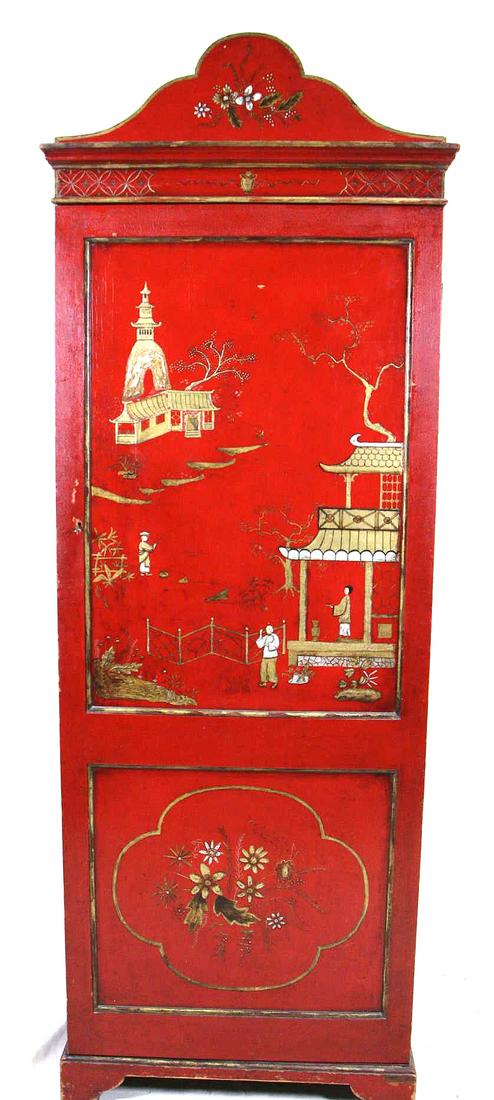 19th CENTURY CHINESE STYLE WARDROBE (1 of 3)