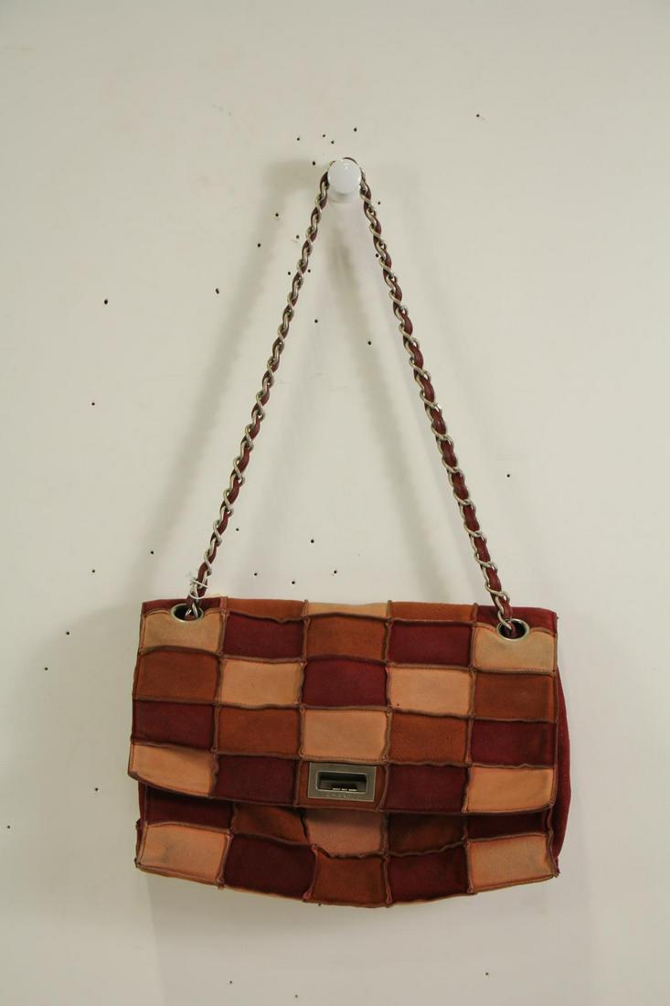 Chanel Burgundy/Brown Mademoiselle Flap Bag (1 of 2)