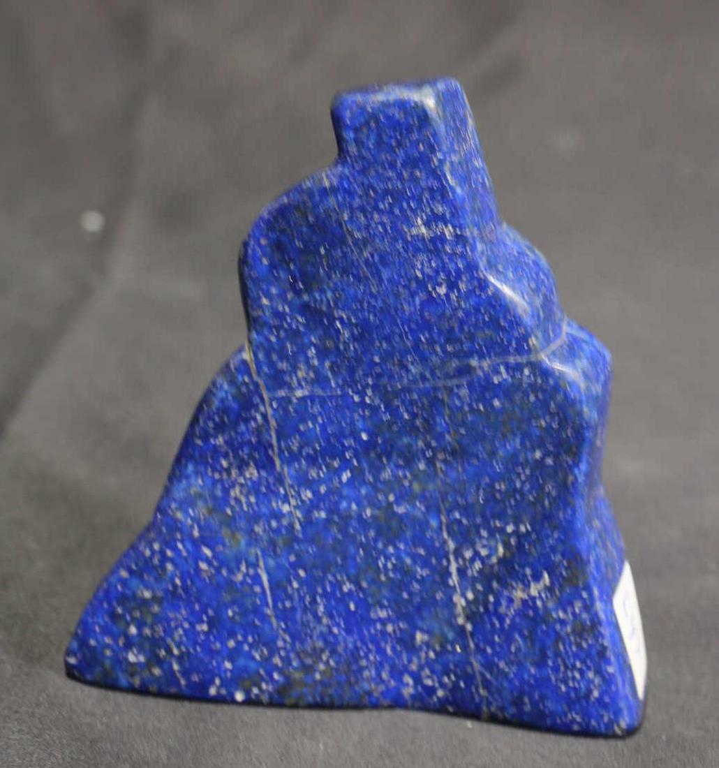 LAPIS LAZULI SPECIMEN: LAPIS LAZULI SPECIMEN - (L47) 1.4 LBS. Height: 5 in. by Width: 4.5 in. by Depth: 1 in.