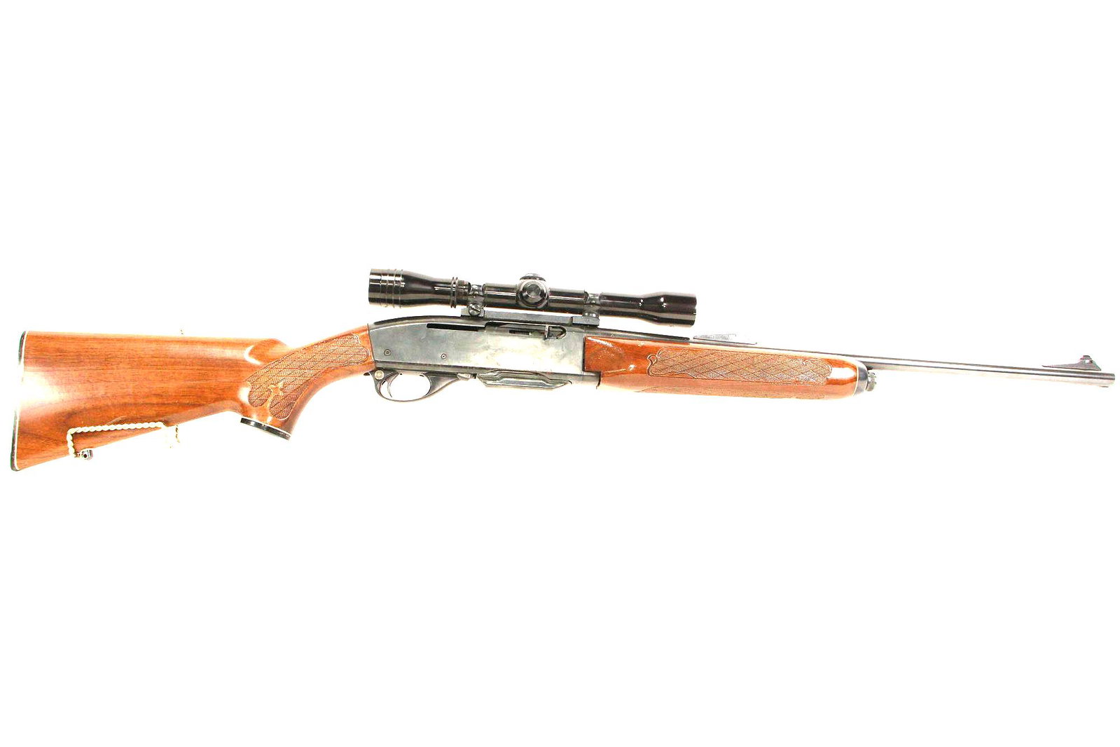 REMINGTON 742 WOODMASTER .30-06 RIFLE (USED): USED REMINGTON 742 WOODMASTER .30-06 SEMI-AUTO RIFLE - 22in BARREL INCLUDES REDFIELD 4X SCOPE CALIBER: .30-06; SERIAL NUMBER: A7132967; USED FIREARM - INCLUDES ONE MAG (L2380)