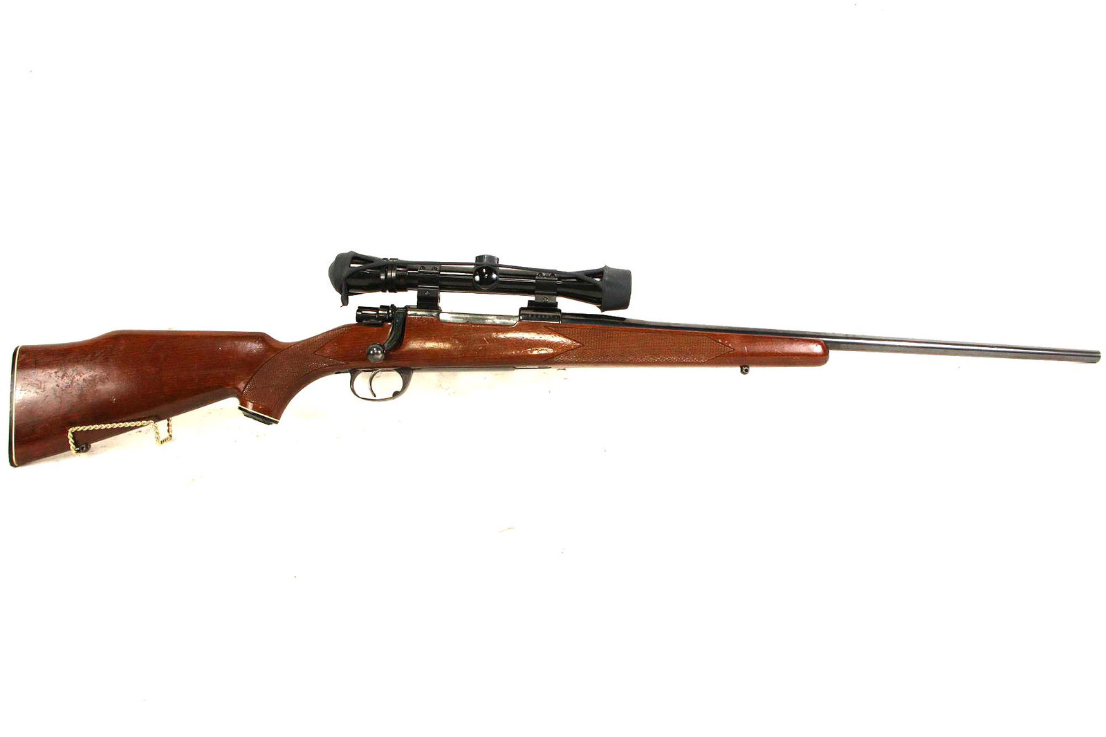 INTERARMS MARK X .243WBY BOLT ACTION RIFLE (USED): USED INTERARMS MARK X .243WBY BOLT ACTION RIFLE - 23in BARREL INCLUDES SIMMONS 3-9X32 SCOPE CALIBER: .243 WEATHERBY; SERIAL NUMBER: B848884; USED FIREARM - INCLUDES ONE MAG (L2365)