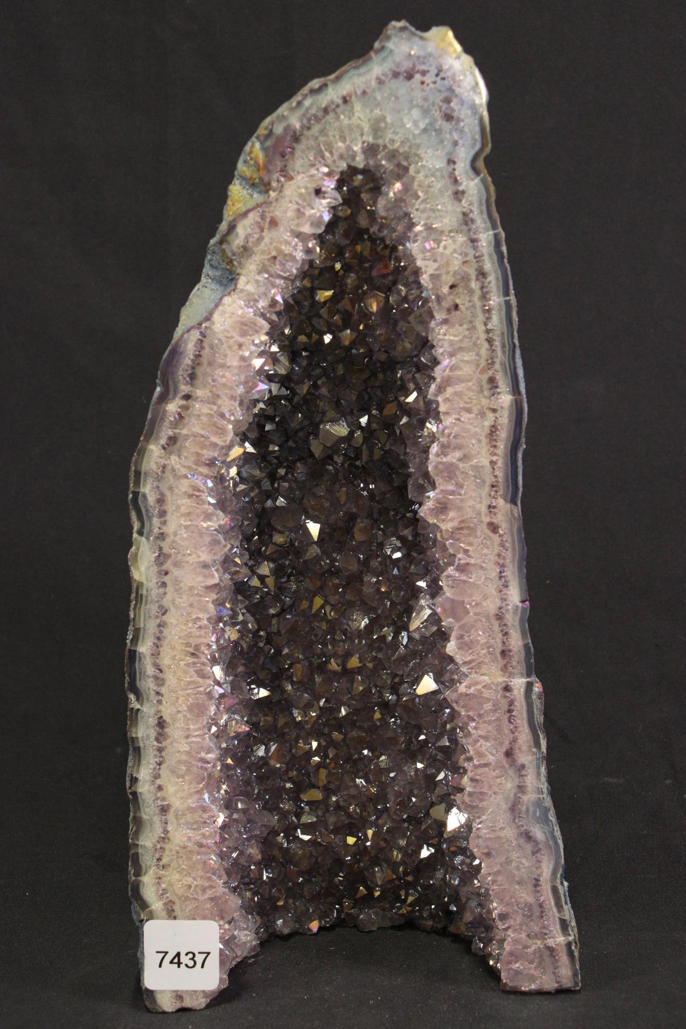 TITANIUM AURA AMETHYST CATHEDRAL (1 of 3)