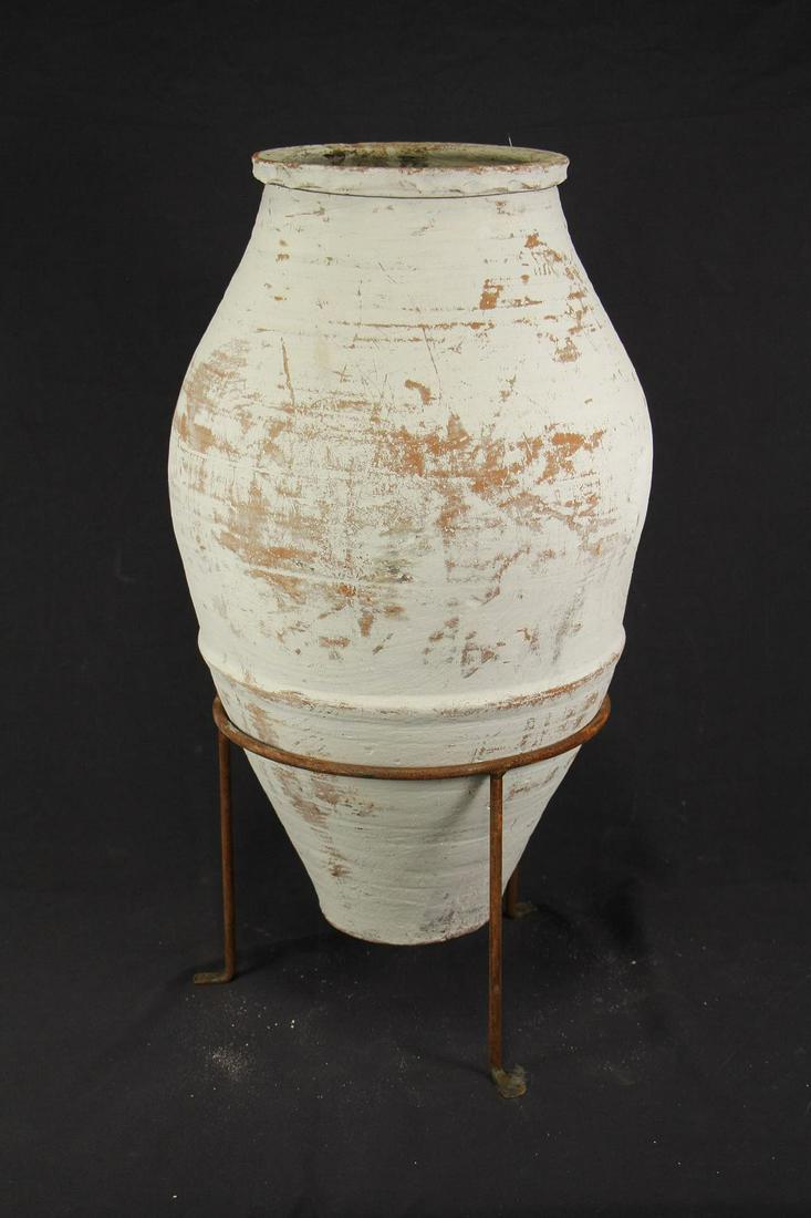 EXTRA LARGE OLIVE JAR WITH STAND (1 of 1)