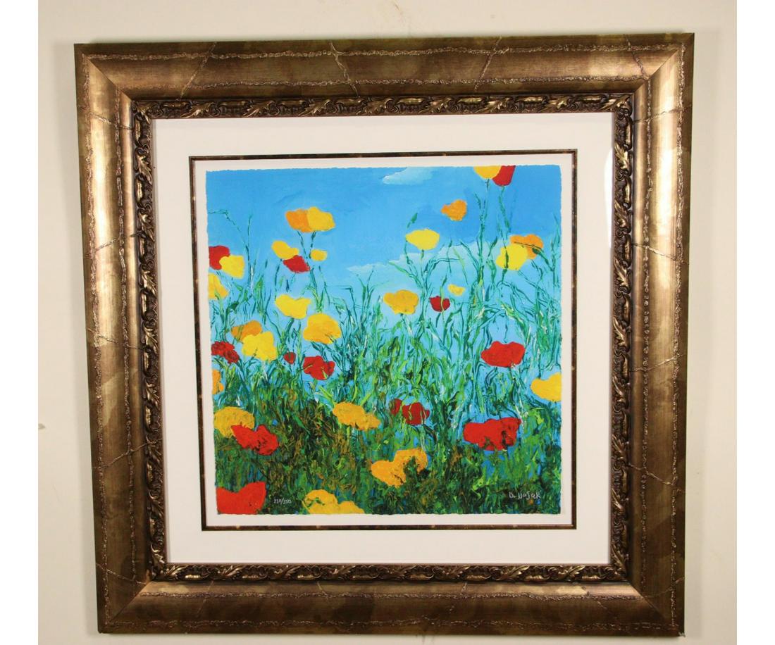 DAVID NAJAR SUNSHINE POPPY GICLEE (1 of 4)