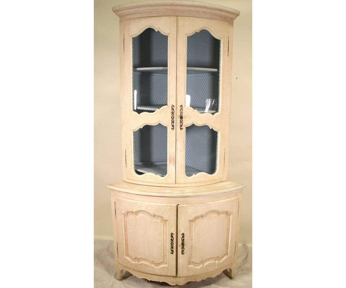 COUNTRY FRENCH CORNER CABINET (1 of 3)