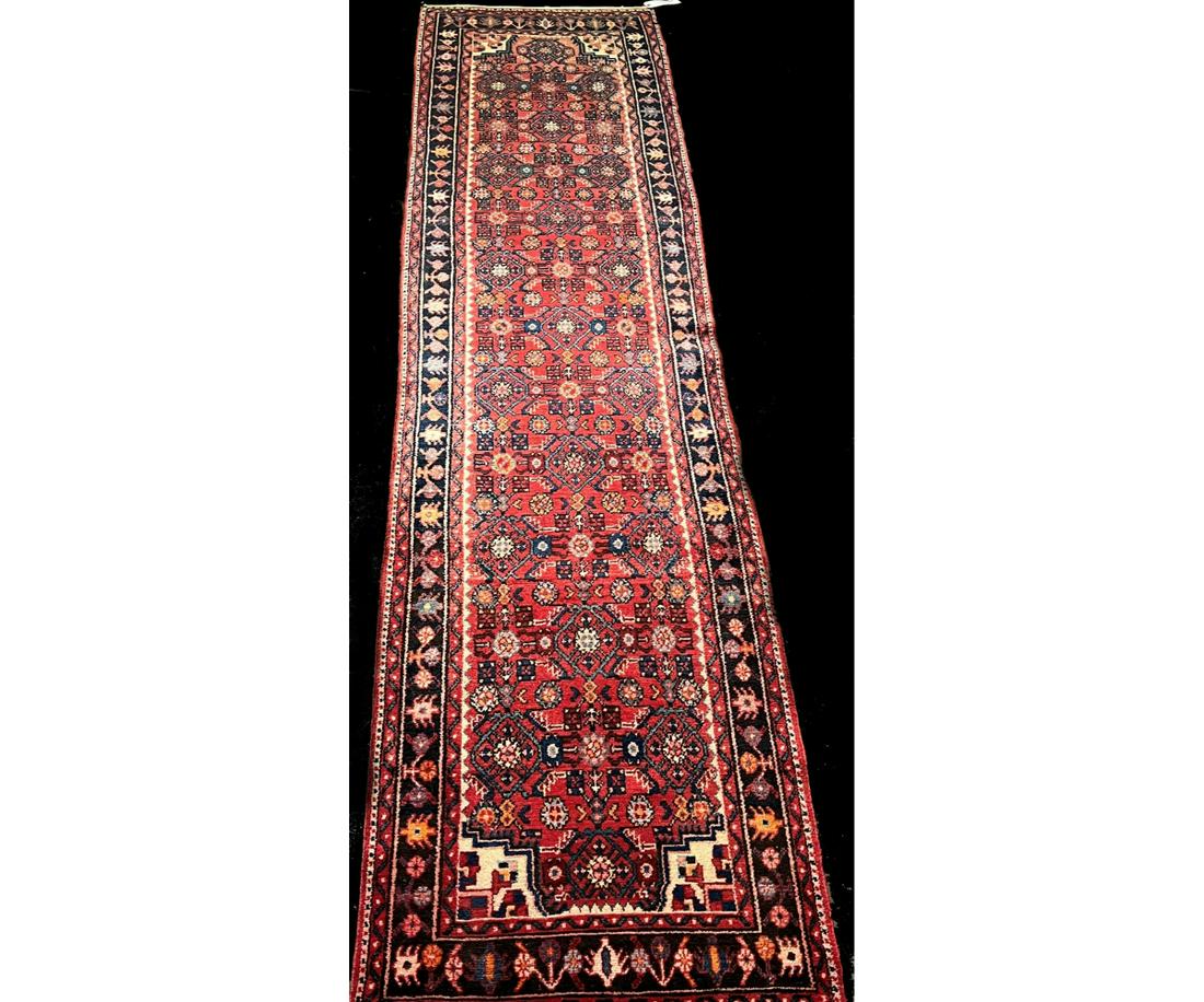 ANTIQUE HAND-KNOTTED PERSIAN MALAYER RUNNER (1 of 2)