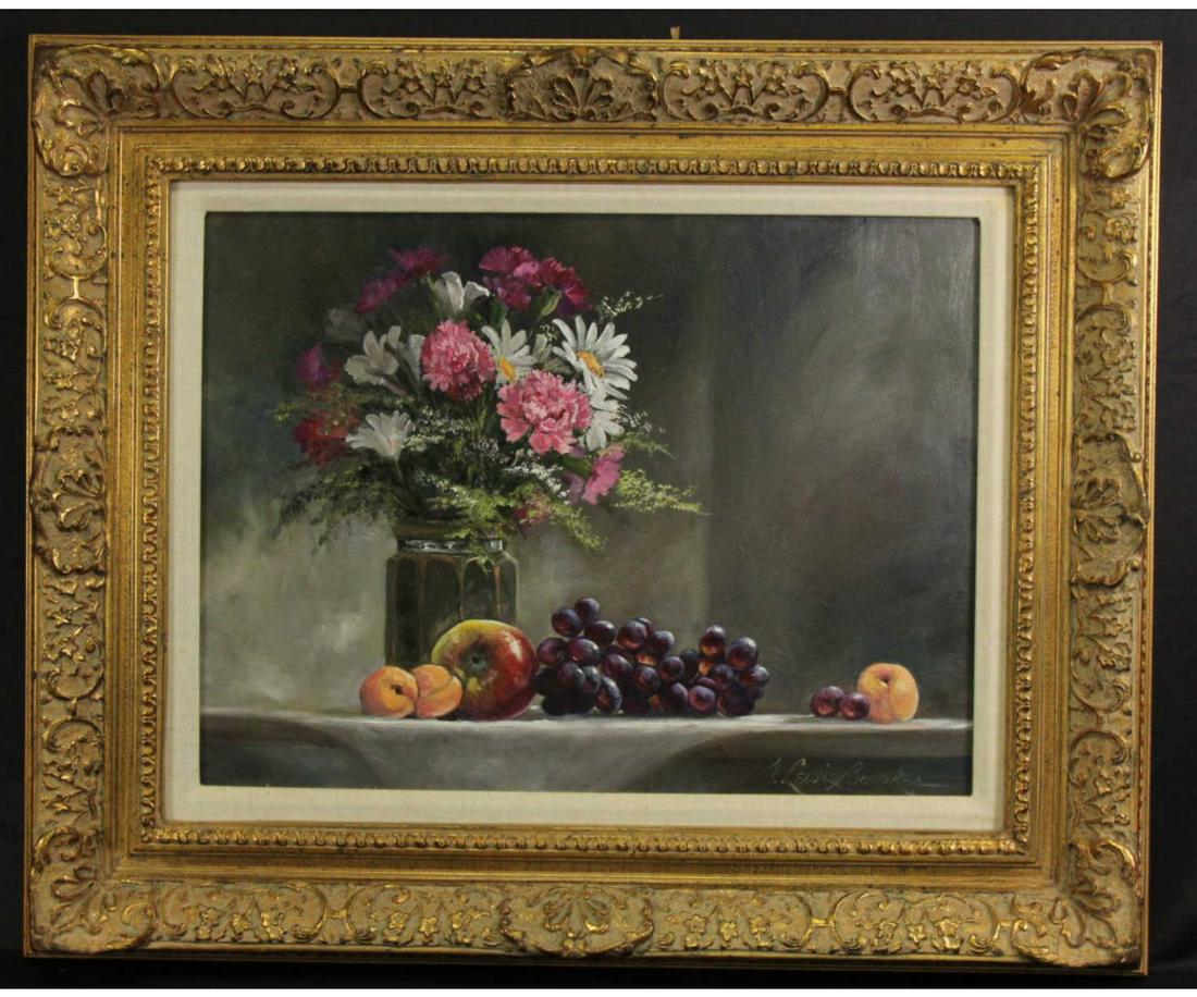 LEWIS JOHN BROOKS STILL LIFE ACRYLIC PAINTING (1 of 3)