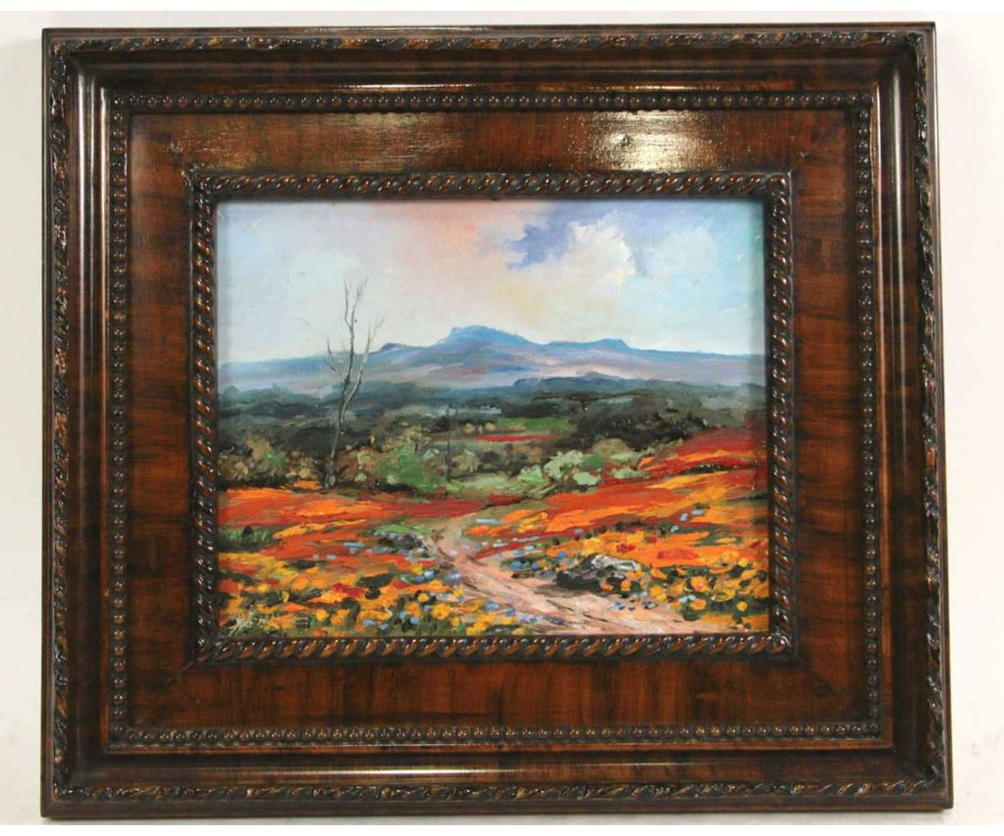 HANHAUSEN "COMPRE EN MEXICO" LANDSCAPE PAINTING (1 of 3)