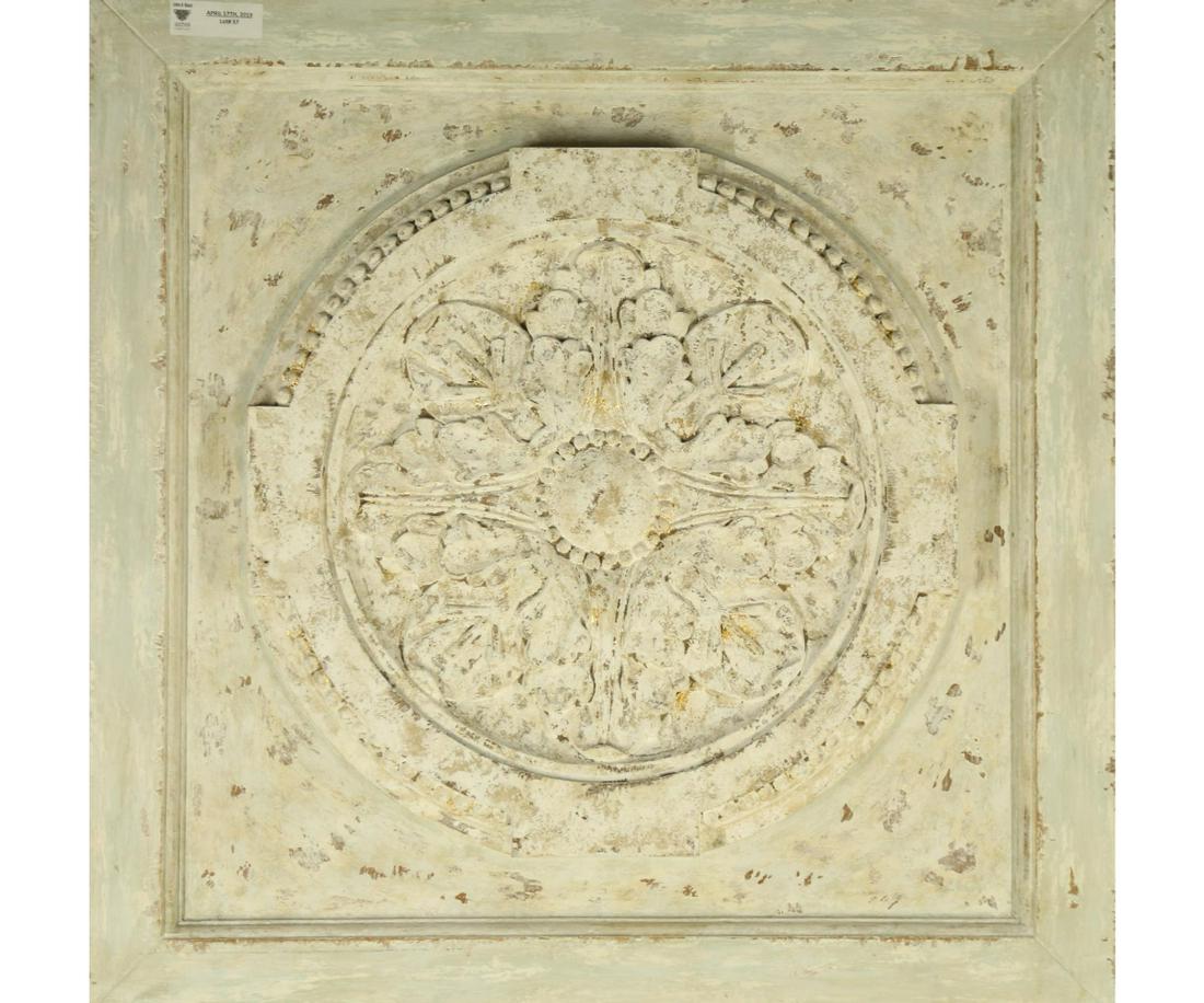 DECORATIVE WALL MOUNT PLASTER PLAQUE (1 of 2)