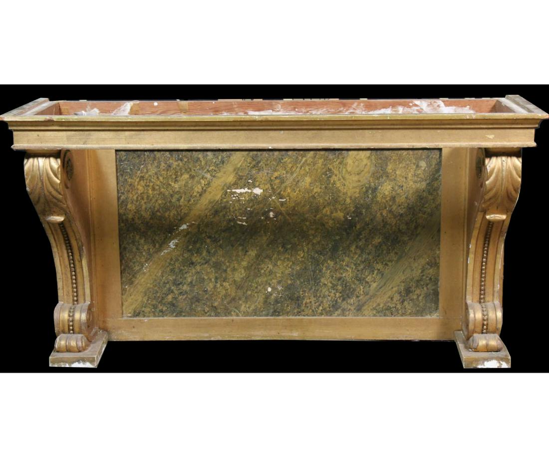 CIRCA 1880's GILDED PIER TABLE: CIRCA 1880's GILDED PIER TABLE.