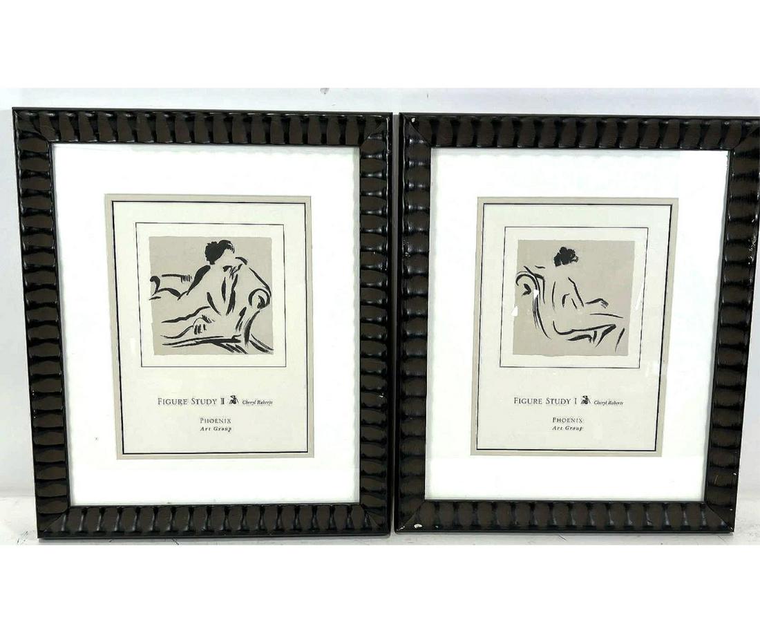 PAIR OF PICTURE FRAMES: PAIR OF PICTURE FRAMES