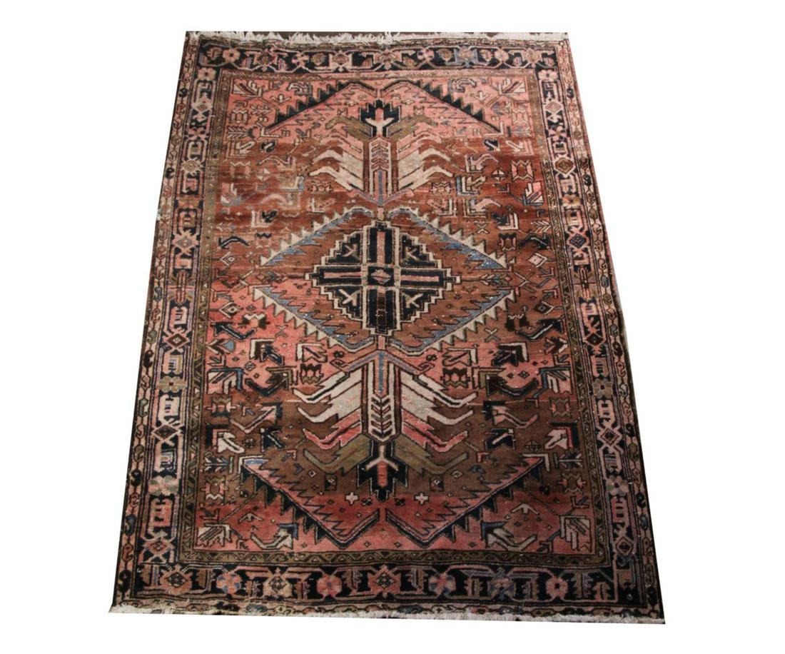 ANTIQUE PERSIAN HAMADAN RUG: ANTIQUE PERSIAN HAMADAN RUG. **PLEASE REVIEW PHOTOS FOR ANY CONDITION ISSUES.**