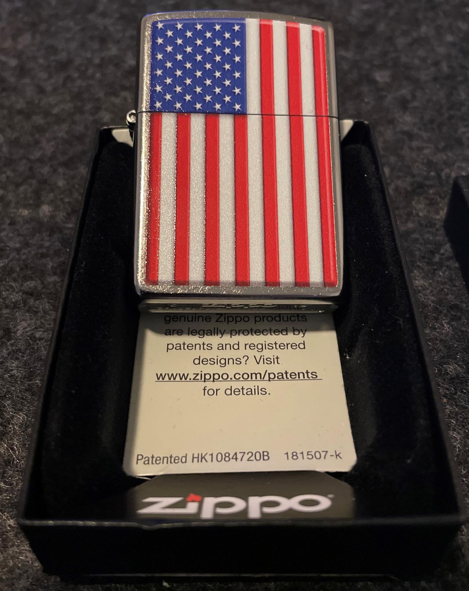 NEW ZIPPO PATRIOTIC LIGHTER: NEW ZIPPO PATRIOTIC LIGHTER