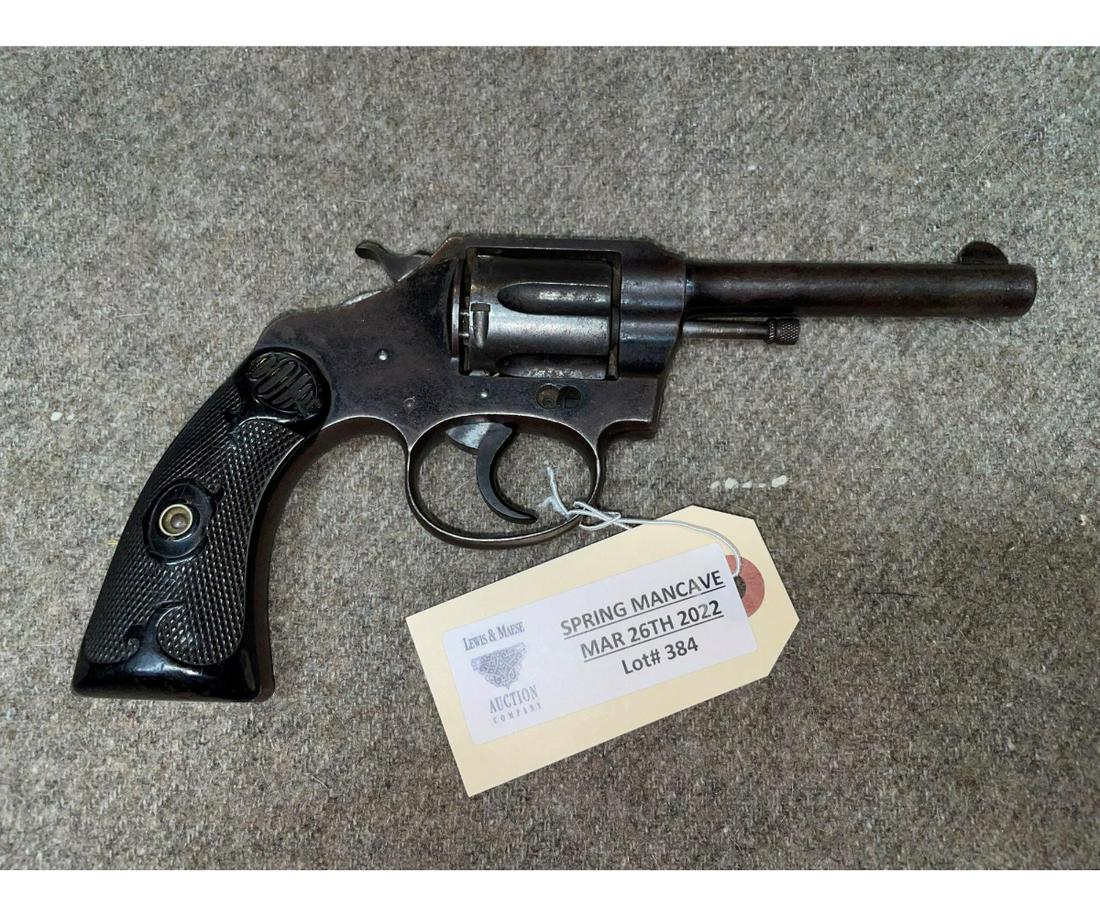 COLT POCKET POSITIVE .32WS REVOLVER (USED): USED COLT POCKET POSITIVE .32 WS REVOLVER ; SERIAL NUMBER: 91201; USED FIREARM; (L2444)