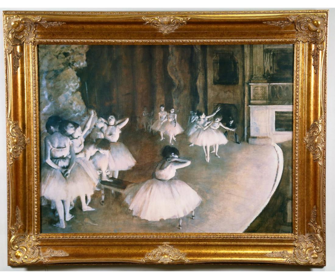 EDGAR DEGAS BALLET REHEARSAL LIMITED EDITION PRINT (1 of 5)