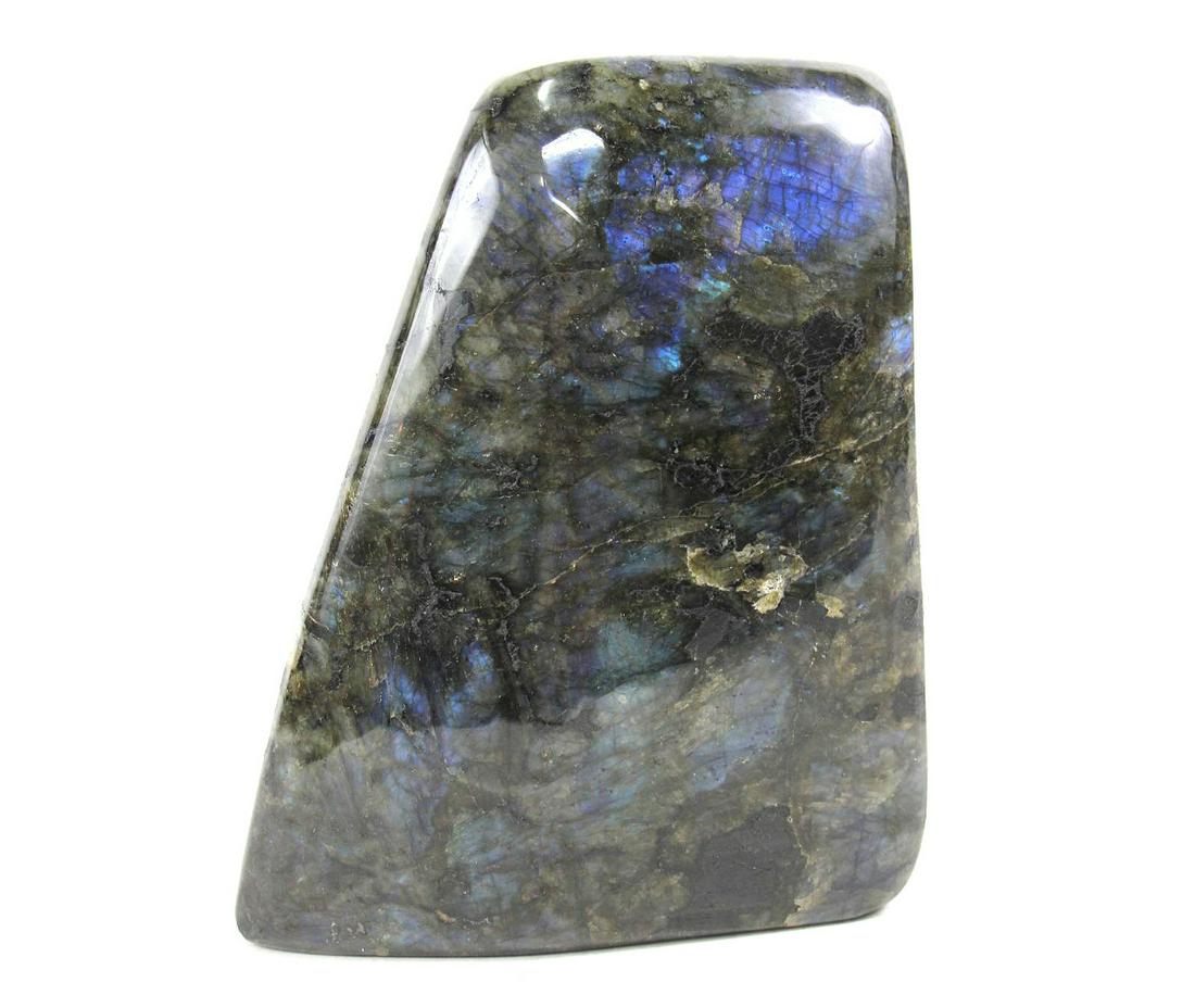 21.4LB BLUE + GREEN LABRADORITE SPECIMEN (1 of 4)