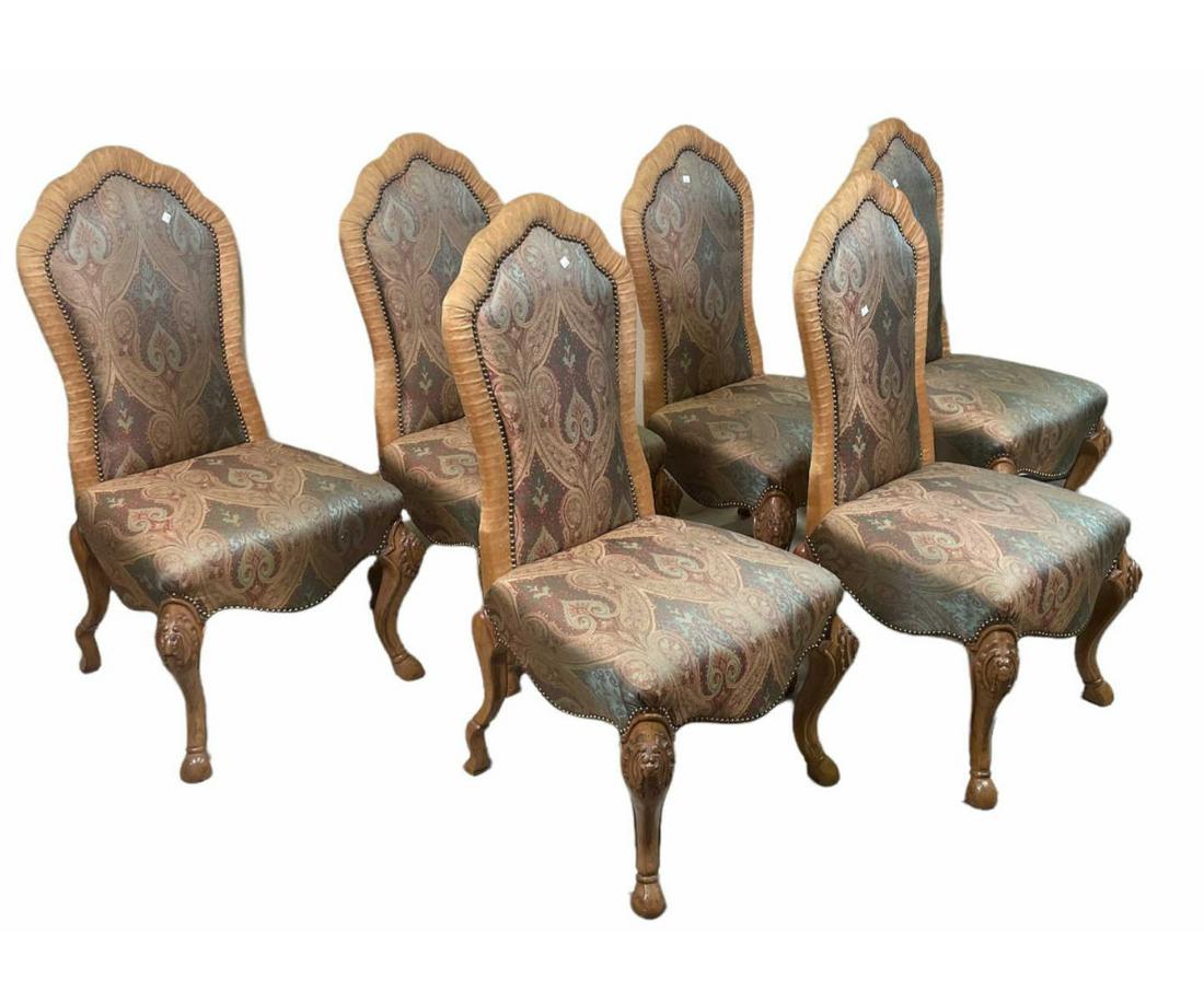 LOT OF SIX FERGUSON COPELAND SIDE CHAIRS (1 of 5)