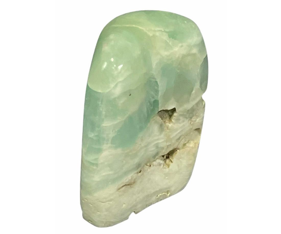 CARIBBEAN CALCITE FREEFORM: CARIBBEAN CALCITE FREEFORM 0.6 LBS Height: 2.5 in. by Width: 2
