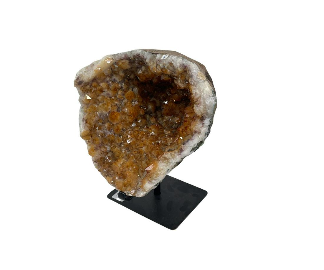 CITRINE GEODE VUG ON STAND (1 of 3)