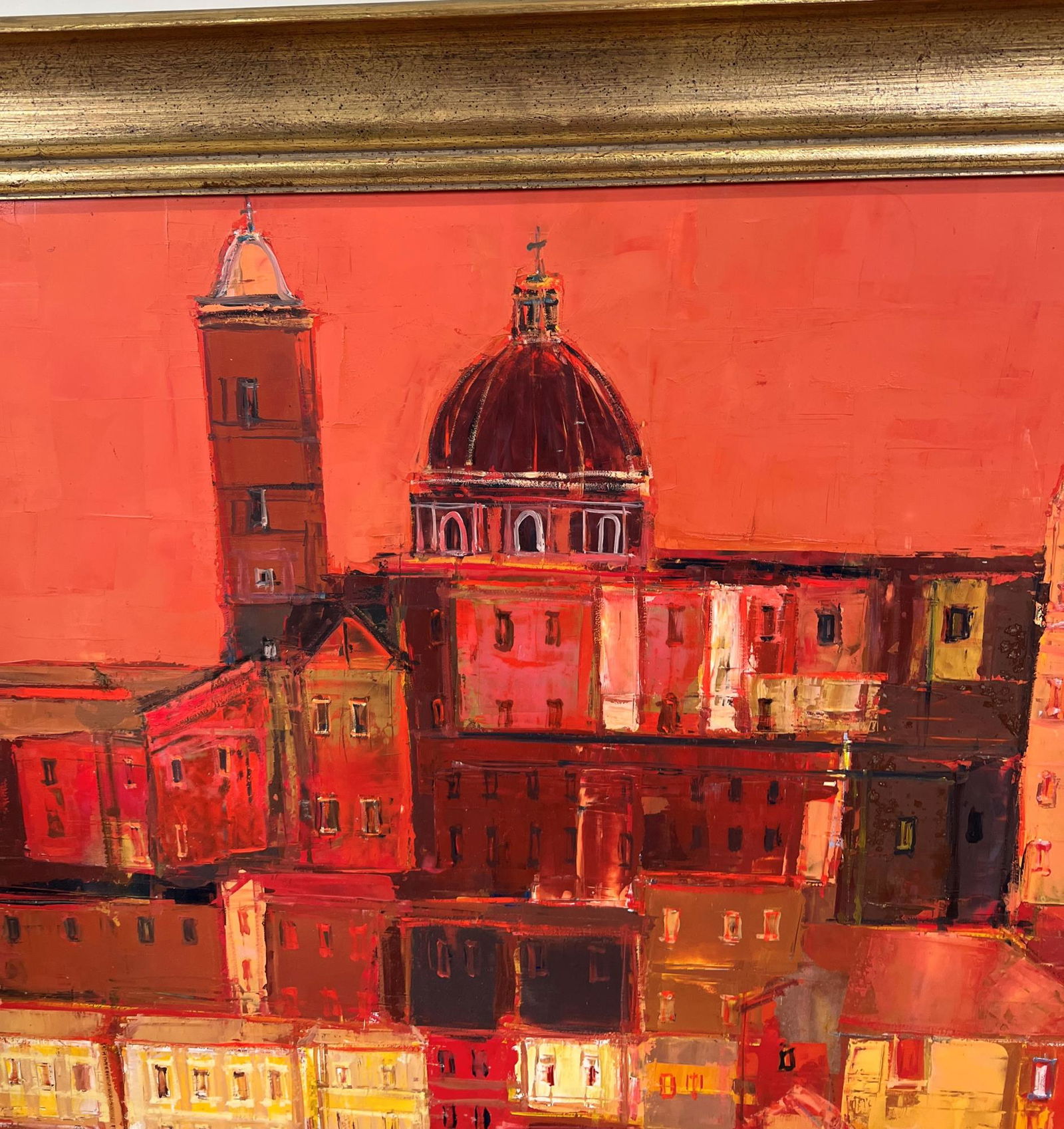 HERB MEARS "ROMANCE IN THE CITY" PAINTING (1 of 9)