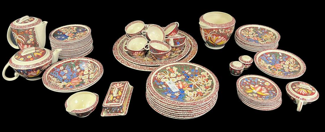 CIRCA 1940's LEI LANI CHINA 66-PIECE SET. (1 of 7)