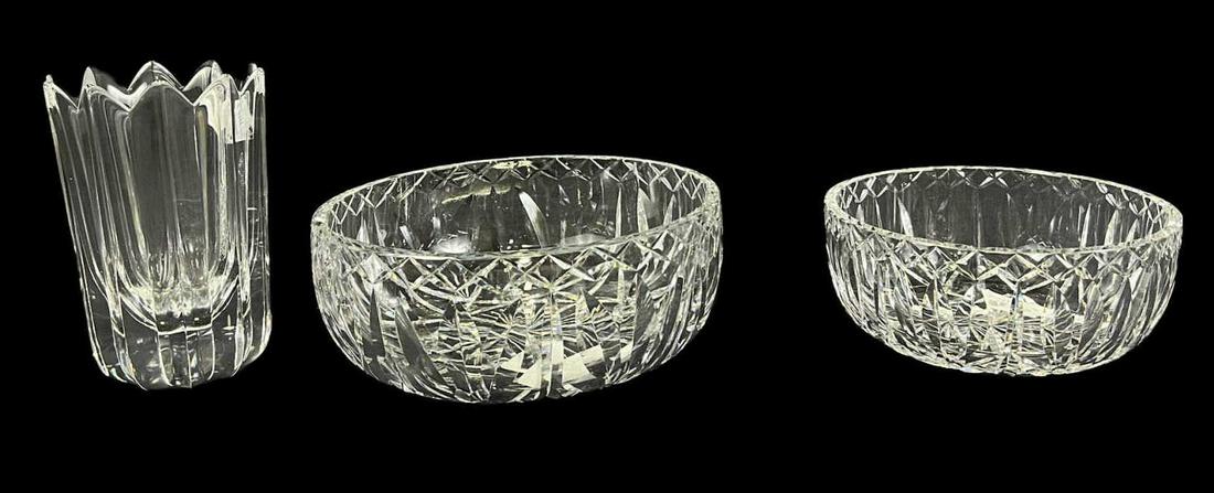 LOT OF THREE WATERFORD CRYSTAL PIECES (1 of 3)
