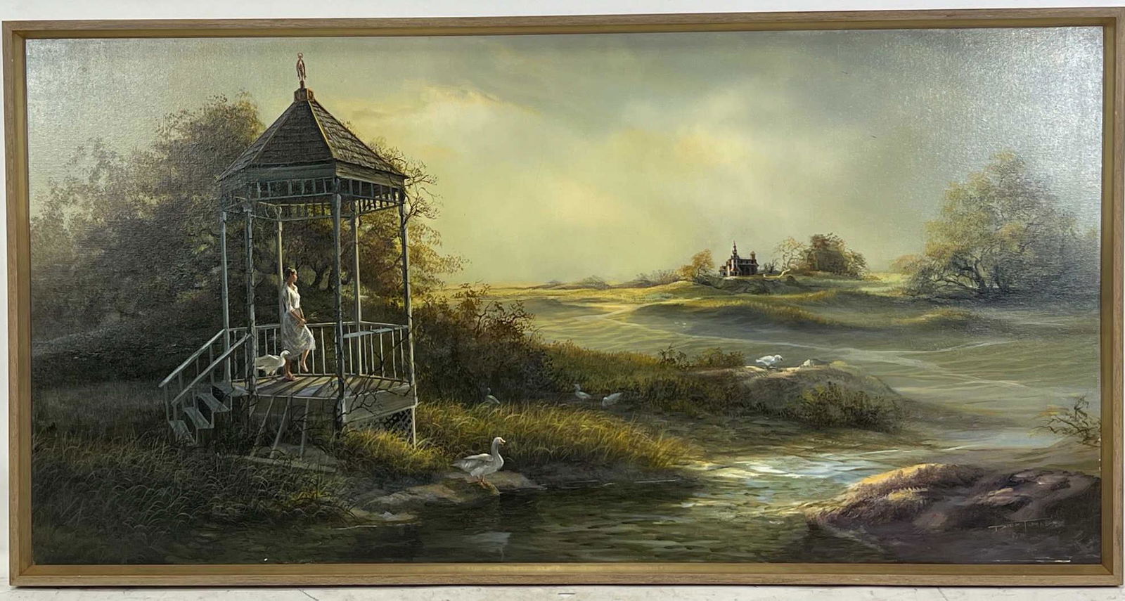 ORIGINAL GEORGE RICHARD "DICK" TURNER OIL PAINTING (1 of 3)