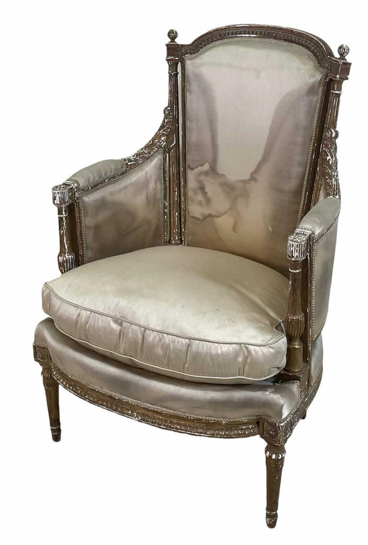 PAIR OF 18th CENTURY FRENCH ARMCHAIRS (1 of 3)